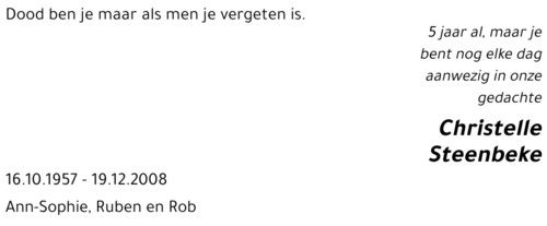 Steenbeke Christelle