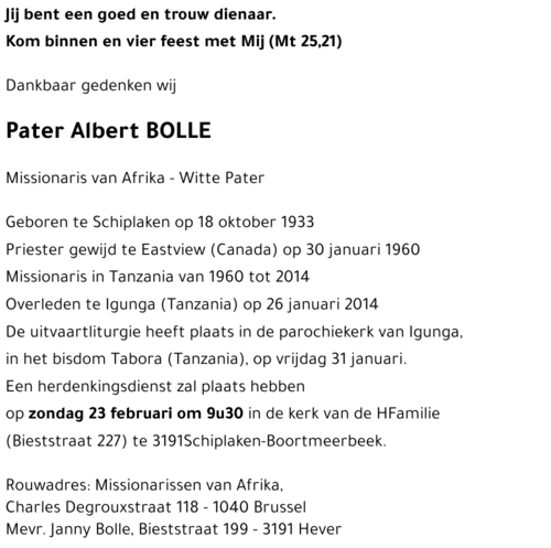 Albert BOLLE