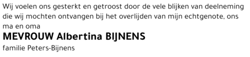 Albertina Bijnens