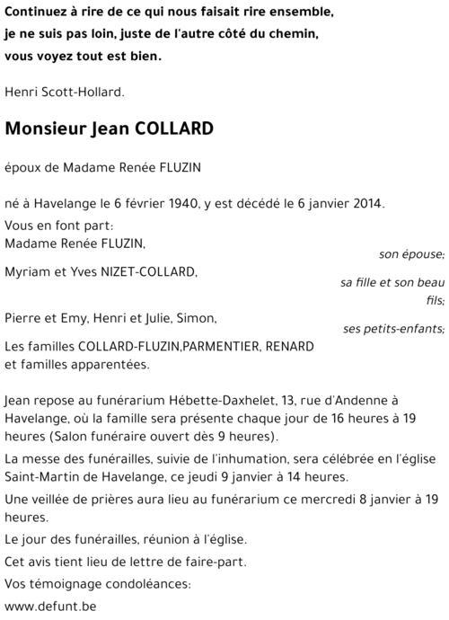 Jean COLLARD
