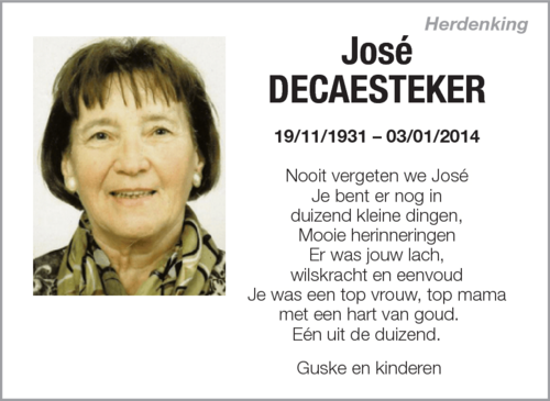 José Decaesteker