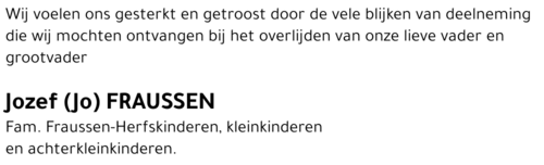 Jozef (Jo) Fraussen