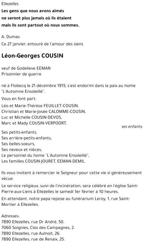 Léon-Georges COUSIN