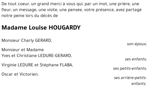 Louise HOUGARDY