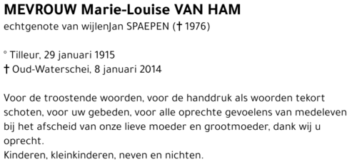 Marie-Louise Van Ham