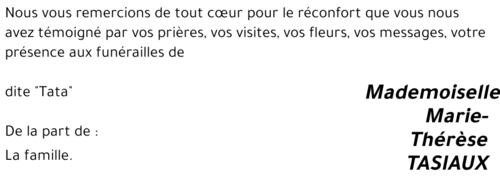 Marie-Thérèse TASIAUX