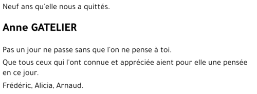 Anne GATELIER