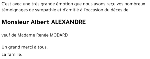 Albert ALEXANDRE