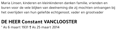 Constant Vanclooster