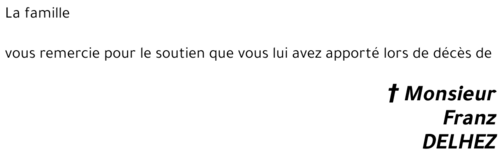 Franz DELHEZ