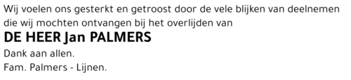 Jan PALMERS
