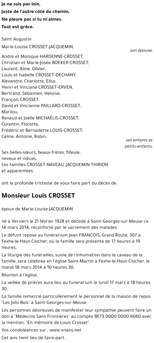 Louis CROSSET