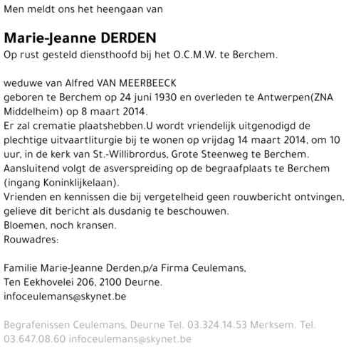 Marie-Jeanne Derden