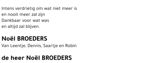 Noël BROEDERS