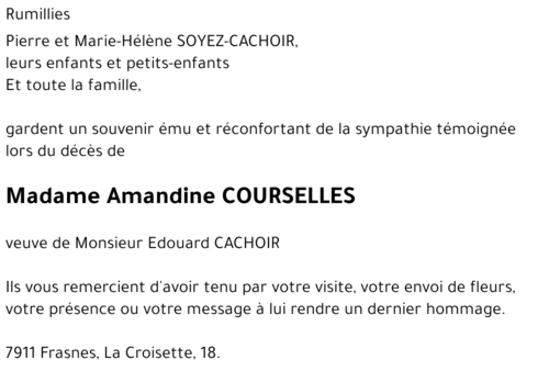 Amandine COURSELLES