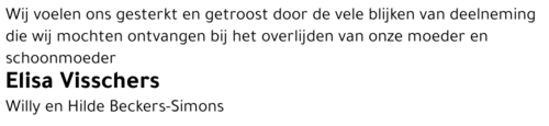 Elisa Visschers