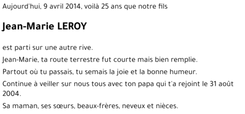 Jean-Marie LEROY