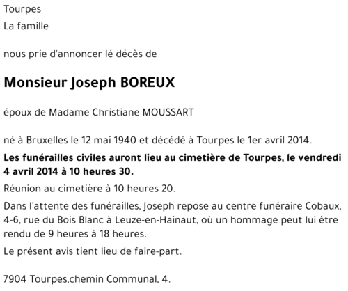 Joseph Boreux