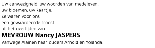 Nancy Jaspers