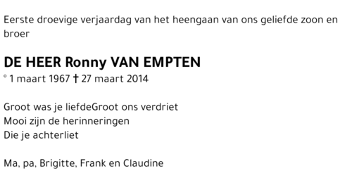 Ronny Van Empten