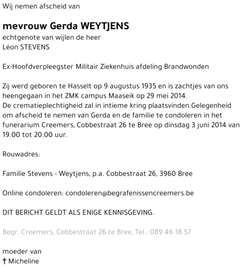 Gerda Weytjens