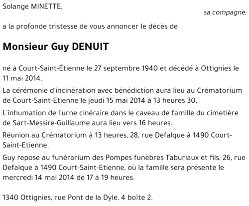 Guy DENUIT