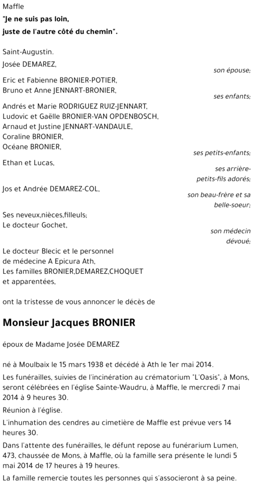Jacques BRONIER