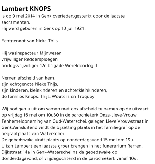 Lambert Knops