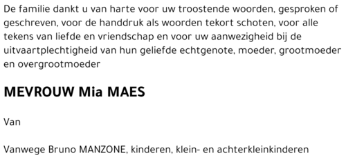 Mia Maes