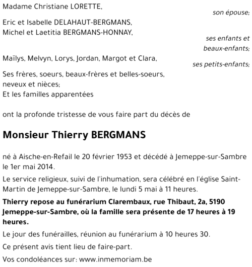 Thierry BERGMANS