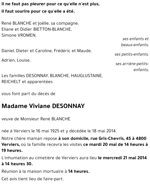 Viviane DESONNAY