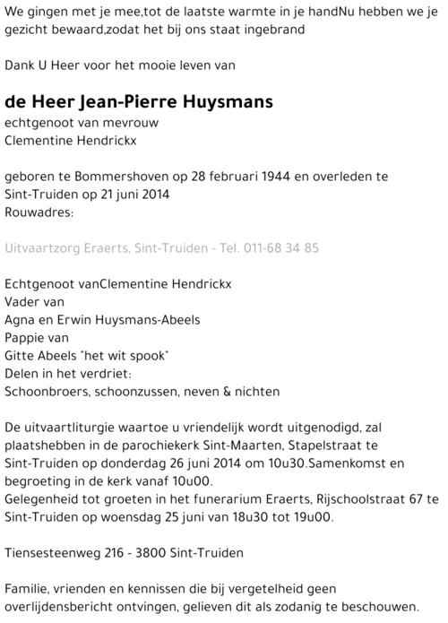 Jean-Pierre Huysmans