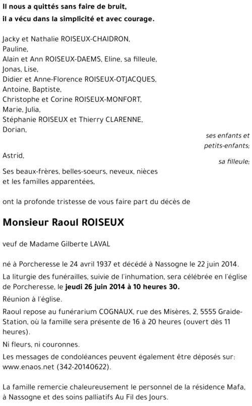 Raoul ROISEUX