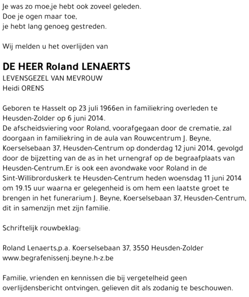Roland Lenaerts