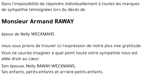 Armand RAWAY