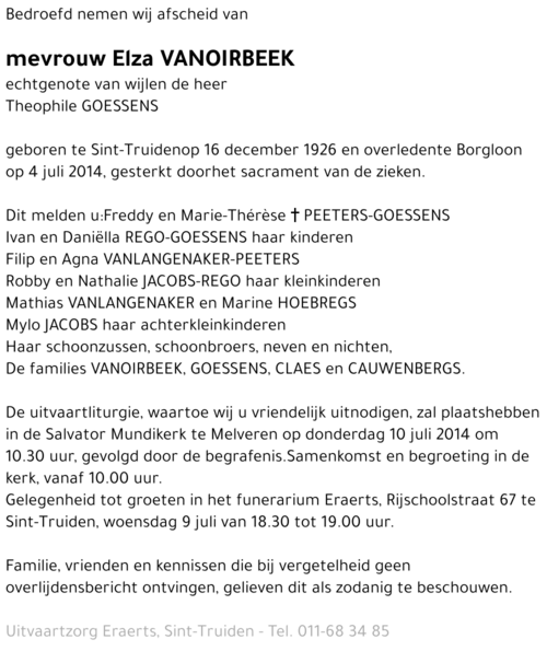 Elza Vanoirbeek