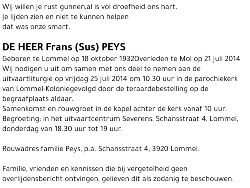 Frans Peys