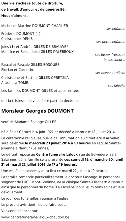 Georges DOUMONT