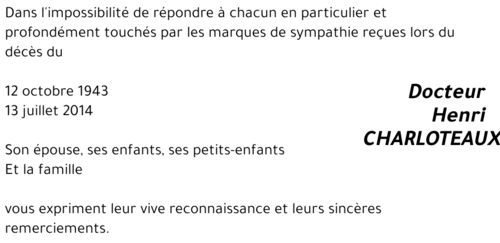 Henri CHARLOTEAUX