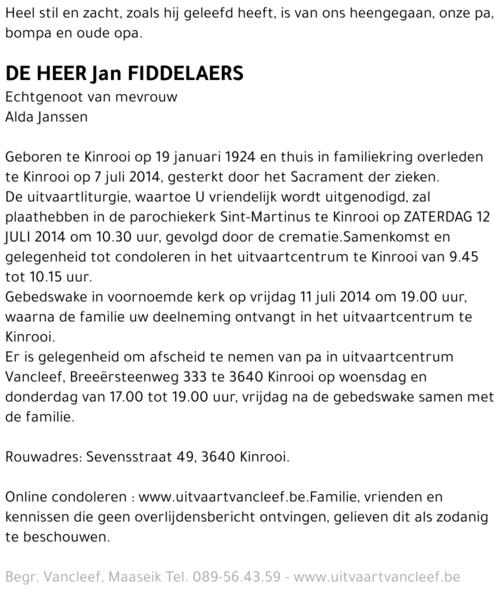 Jan Fiddelaers