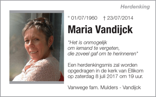 Maria Vandijck