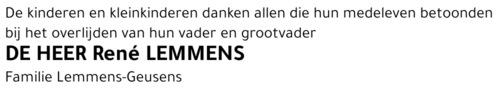 René LEMMENS