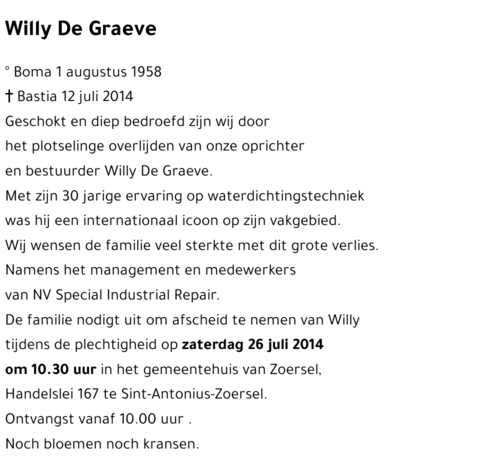 Willy De Graeve