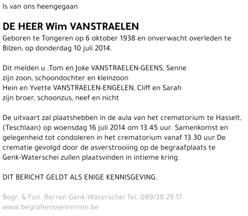 Wim Vanstraelen