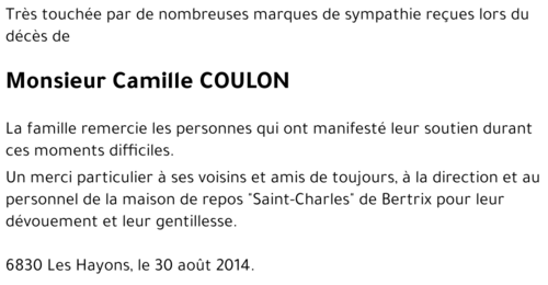 Camille COULON