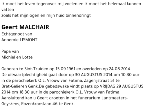 Geert Malchair