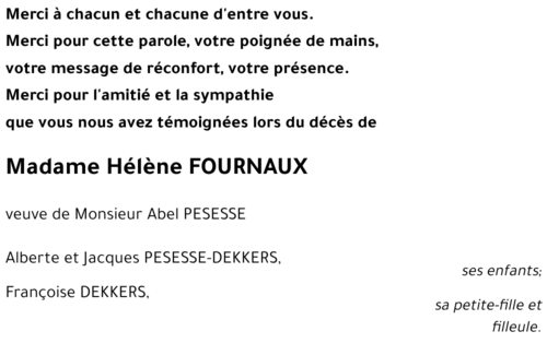 Hélène FOURNAUX