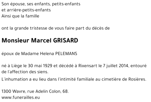 Marcel GRISARD