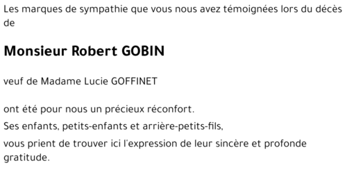 Robert GOBIN