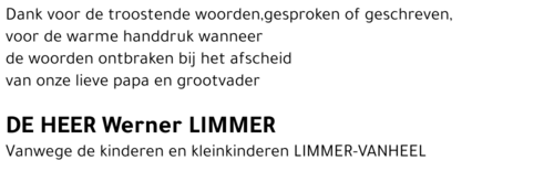 Werner Limmer